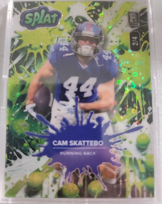 2025 Wild Card Splat #2/4 Cam Skattebo — front