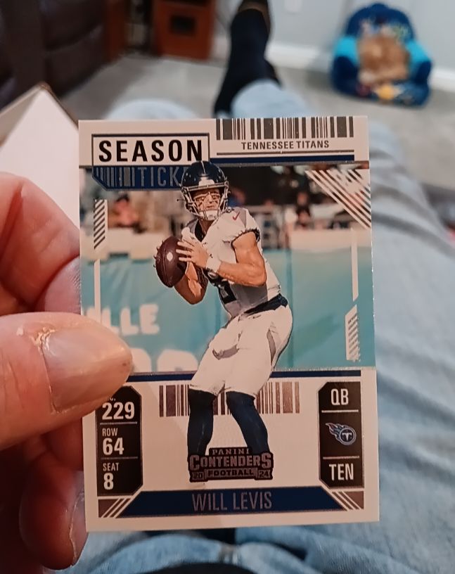 2024 Panini Contenders Season Ticket #229 Will Levis — front