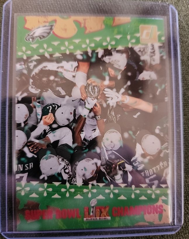2025 Donruss #1 Philadelphia Eagles Super Bowl Champions — front