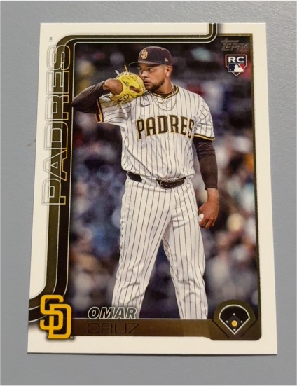 2025 Topps Update #US90 Omar Cruz — front