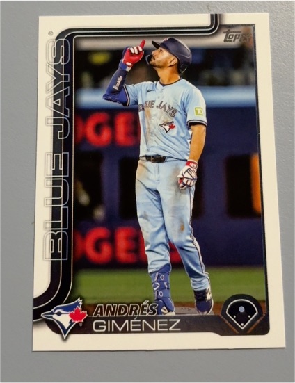 2025 Topps Update #US75 Andrés Gimenez — front