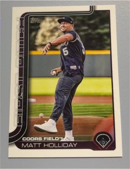 2025 Topps Update #FPU-9 Matt Holliday — front