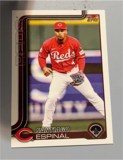 2025 Topps Update #US150 Santiago Espinal — front