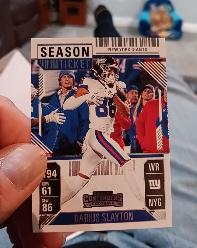 2024 Panini Contenders Season Ticket #75 Darius Slayton — front