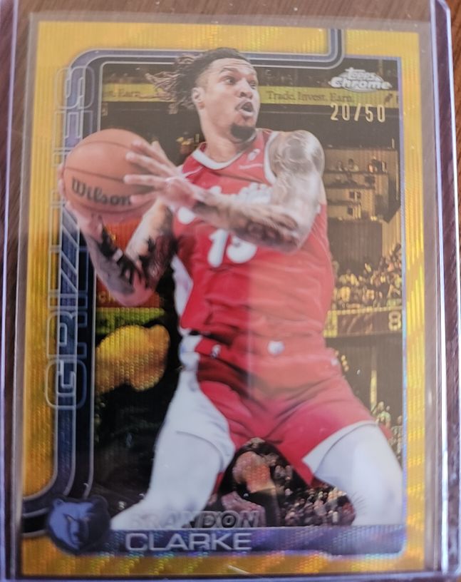 2025-26 Topps Chrome #133 Brandon Clarke — front