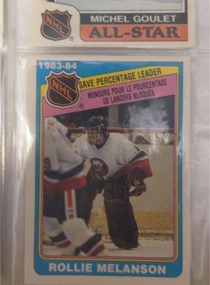1984-85 O-Pee-Chee #387 Rollie Melanson — front