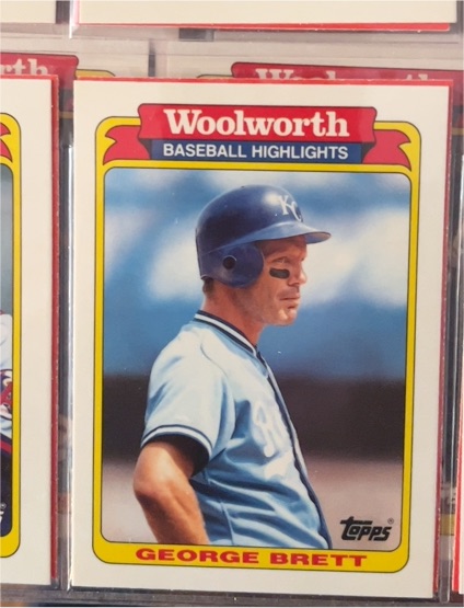 1991 Topps Woolworth #8 George Brett — front