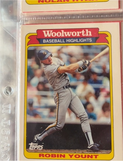1990 Topps Woolworth Baseball Highlights #20 Robin Yount — front