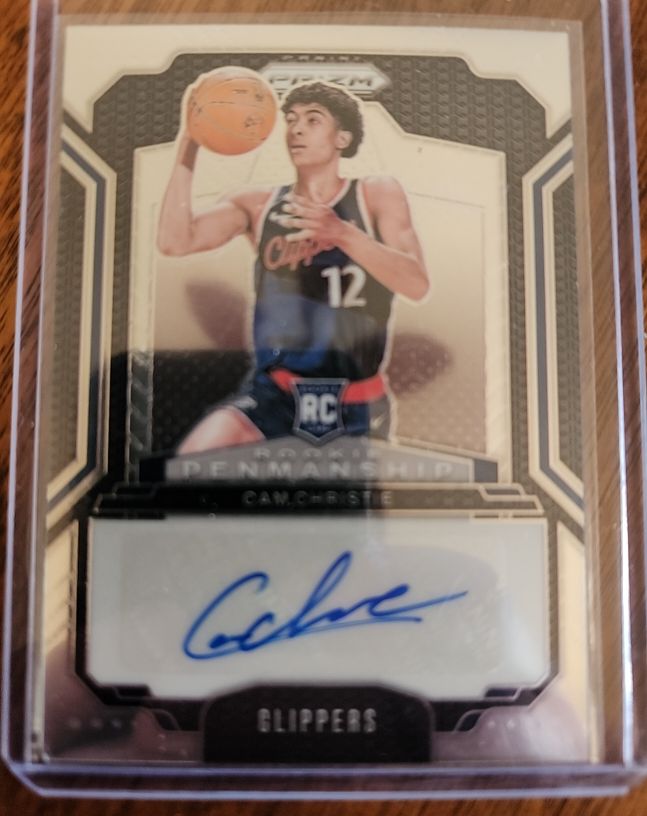 2024-25 Panini Prizm Rookie Penmanship #RPE-CCH Cam Christie — front