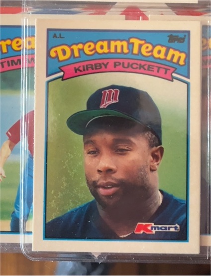 1989 Topps Kmart Dream Team #16 Kirby Puckett — front