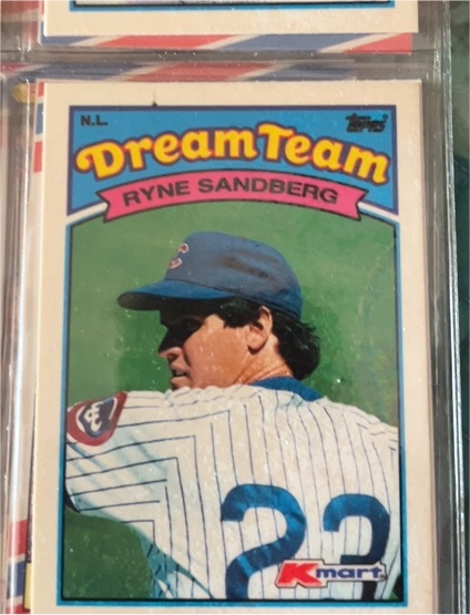 1989 Topps Kmart Dream Team #24 Ryne Sandberg — front