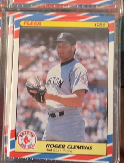 1988 Fleer SuperStars #9 Roger Clemens — front