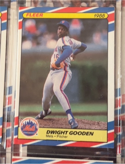 1988 Fleer SuperStars #14 Dwight Gooden — front