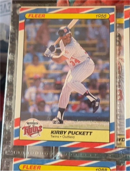 1988 Fleer SuperStars #28 Kirby Puckett — front