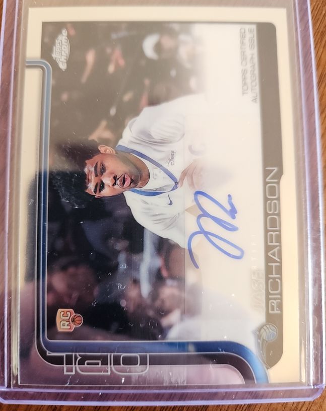 2025-26 Topps Chrome #275 Jase Richardson — front