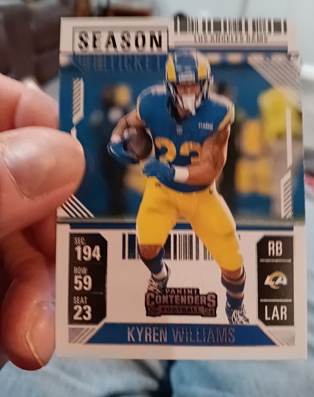 2024 Panini Contenders #60 Kyren Williams Season Ticket — front