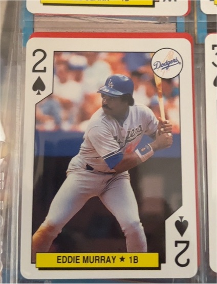 1991 U.S. Playing Cards All-Stars #2 Eddie Murray — front