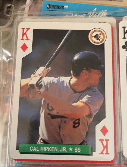1991 U.S. Playing Cards King of Diamonds Cal Ripken Jr. — front