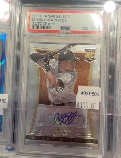 2013 Panini Select Manny Machado Autograph Rookie Card — front
