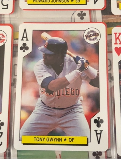 1991 U.S. Playing Cards Major League All-Stars #AC Tony Gwynn — front