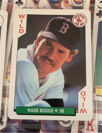 1991 U.S. Playing Card Co. #WILD Wade Boggs — front
