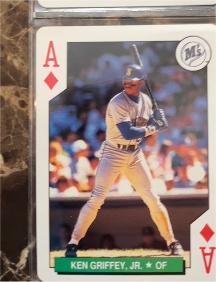 1991 U.S. Playing Cards Ace of Diamonds Ken Griffey Jr. — front