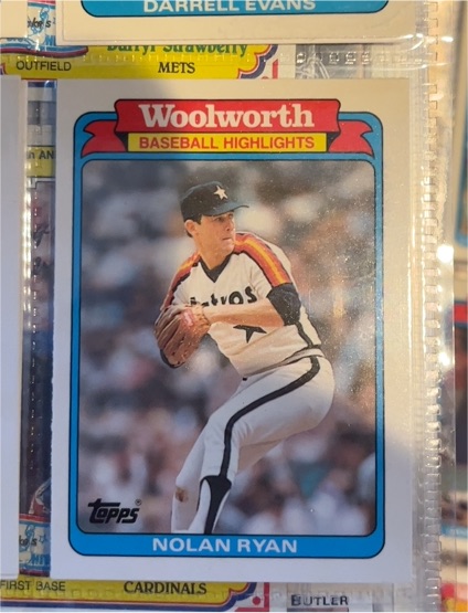 1988 Topps Woolworth Baseball Highlights #6 Nolan Ryan — front