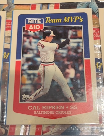 1988 Topps Rite Aid Team MVP's #13 Cal Ripken Jr. — front