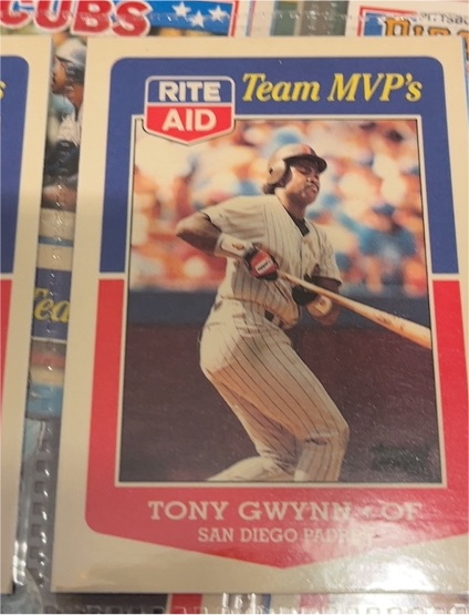 1988 Topps Rite-Aid Team MVP's #11 Tony Gwynn — front