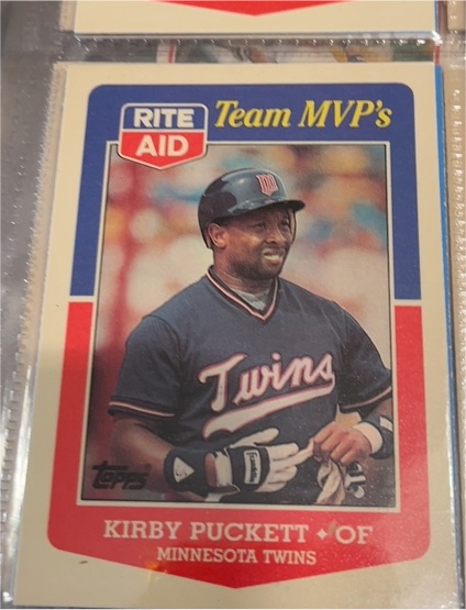 1988 Topps Rite Aid Team MVP's #21 Kirby Puckett — front