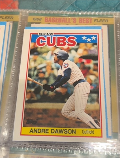1988 Topps UK Minis #20 Andre Dawson — front