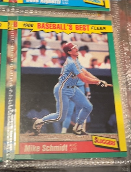 1988 Fleer Baseball's Best #36 Mike Schmidt — front
