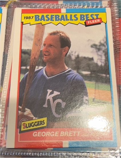 1987 Fleer Baseball's Best Sluggers vs. Pitchers #6 George Brett — front