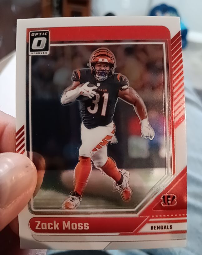 2024 Panini Donruss Optic #39 Zack Moss — front