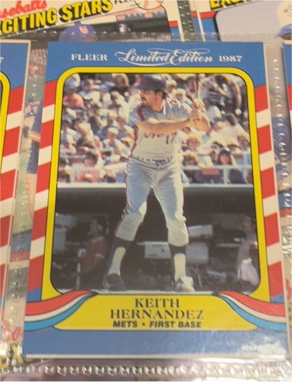 1987 Fleer Limited Edition #20 Keith Hernandez — front