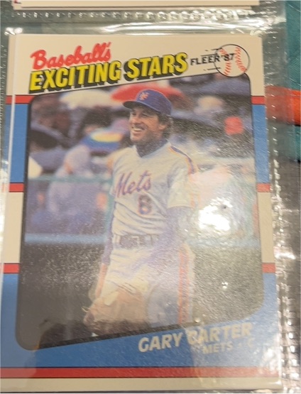 1987 Fleer Baseball's Exciting Stars #9 Gary Carter — front