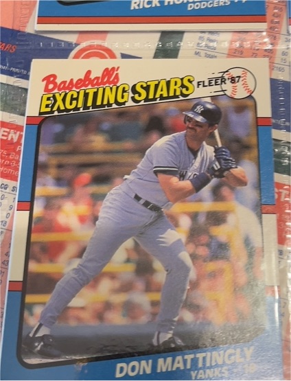 1987 Fleer Baseball's Exciting Stars #33 Don Mattingly — front