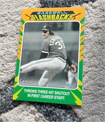 2024 Topps Heritage Baseball Flashbacks #BF-2 Dennis Eckersley — front