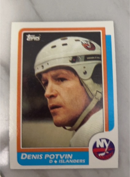 1986-87 O-Pee-Chee #129 Denis Potvin — front