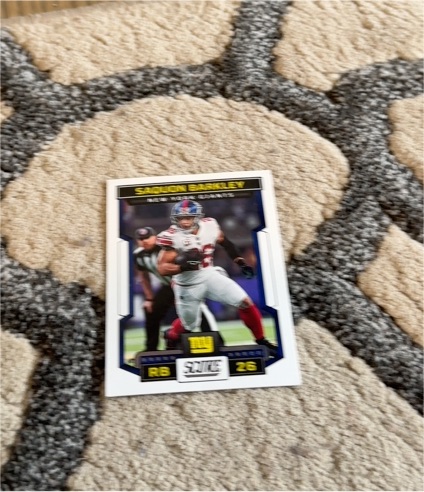 2023 Score #26 Saquon Barkley — front