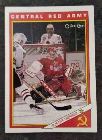 1991-92 O-Pee-Chee #29R Central Red Army — front