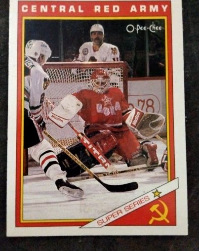 1991-92 O-Pee-Chee #29R Central Red Army — front