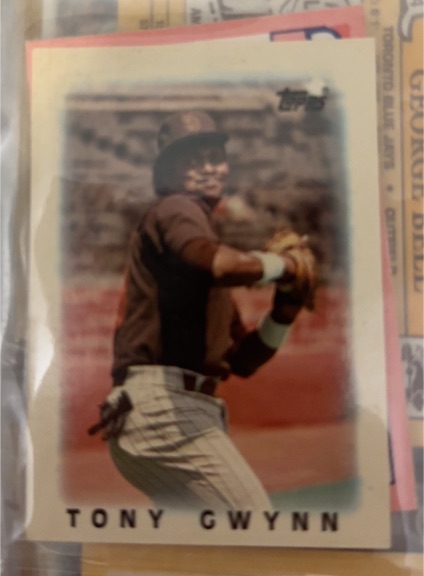 1986 Topps Mini Leaders #65 Tony Gwynn — front