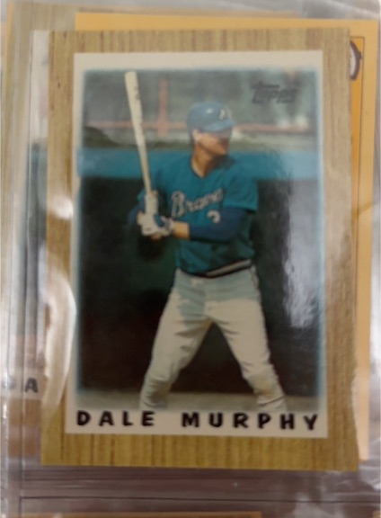 1987 Topps Mini Leaders #2 Dale Murphy — front
