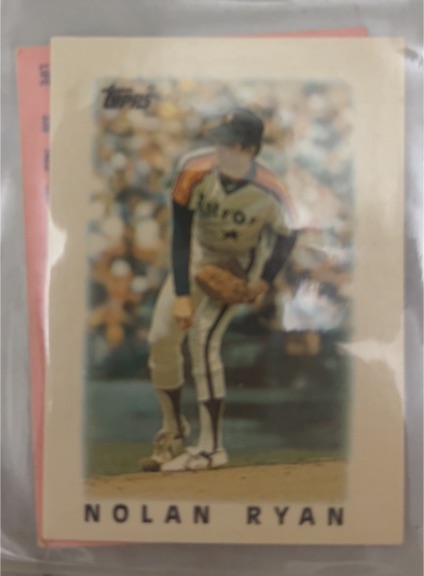 1986 Topps #43 Nolan Ryan — front