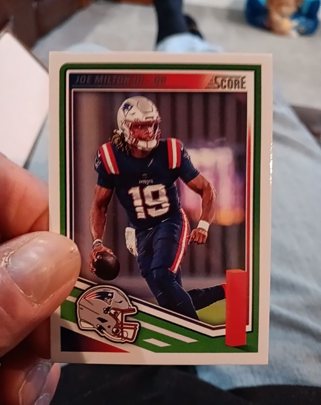 2025 Panini Score #28 Joe Milton III — front