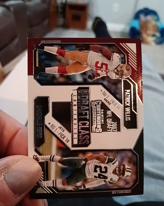 2024 Panini Contenders Historic Draft Class Contenders #23 Patrick Willis / Darrelle Revis — front