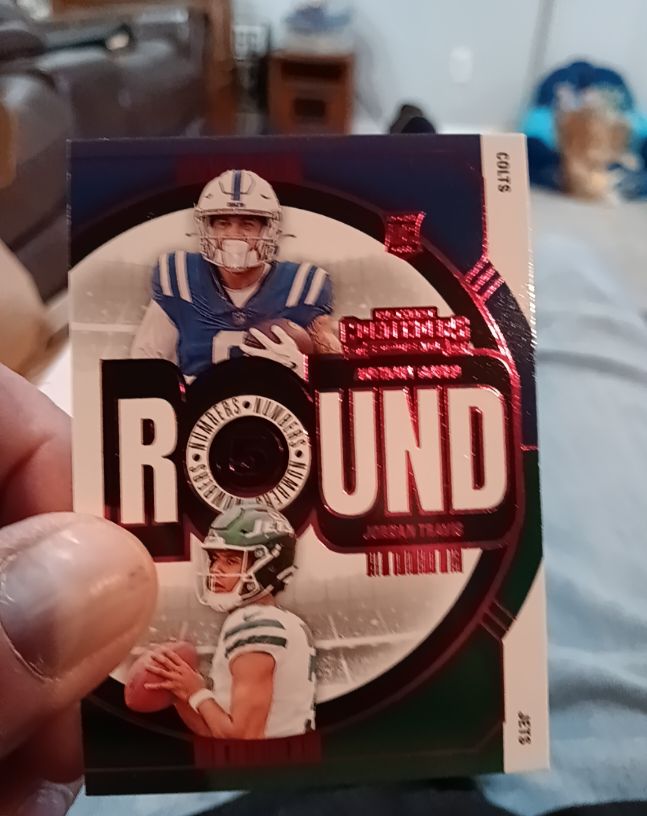 2024 Panini Contenders Round Numbers #19 Jordan Travis — front