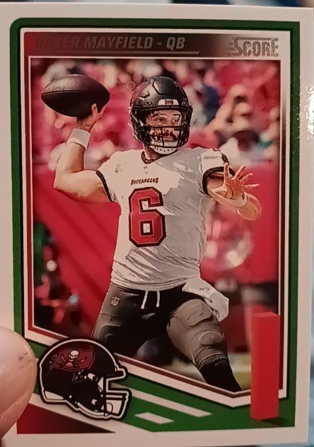2025 Score #213 Baker Mayfield Tampa Bay Buccaneers — front