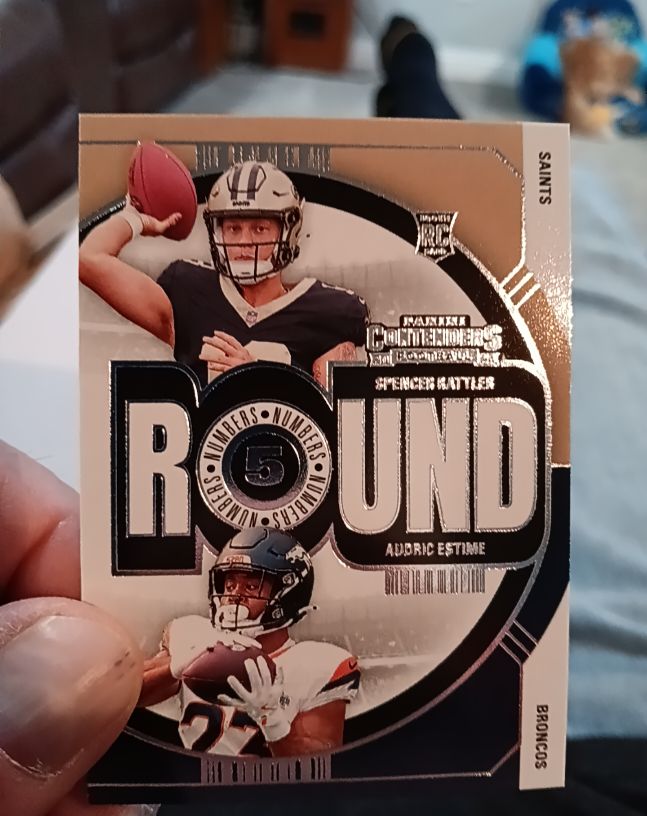 2024 Panini Contenders #18 Spencer Rattler, Audric Estime — front